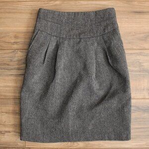 Twenty One Gray High Waist Pencil Skirt XS
